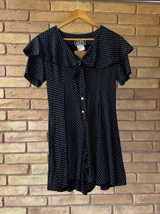 90s polka dot romper