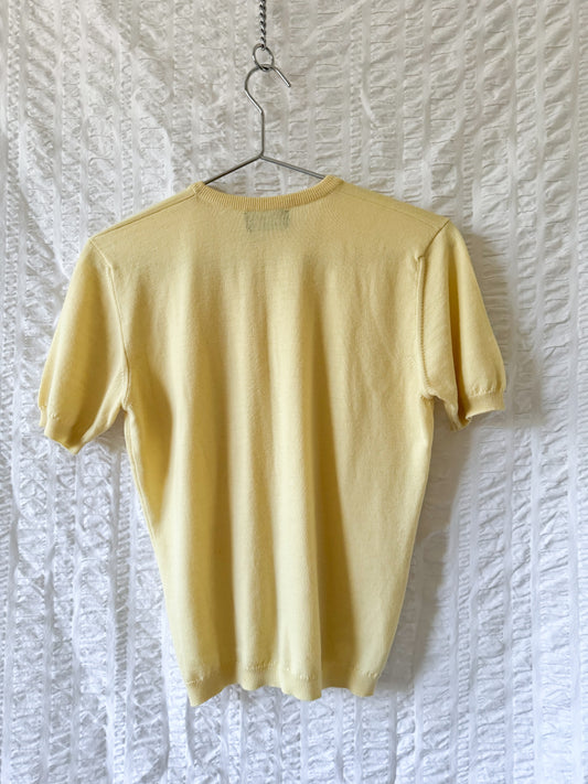 90s burberry short sleeve sweater