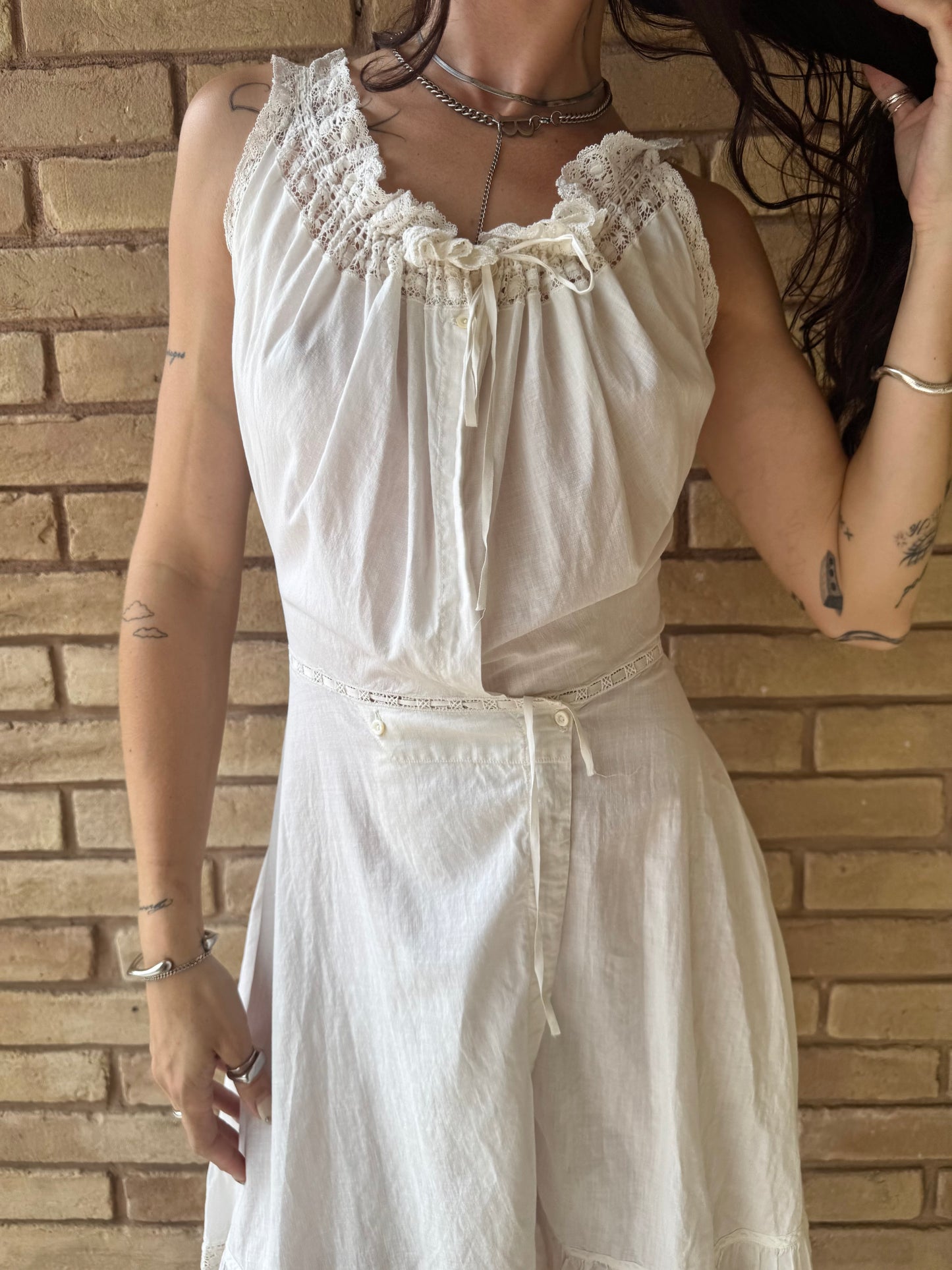 Edwardian chemise step in | S