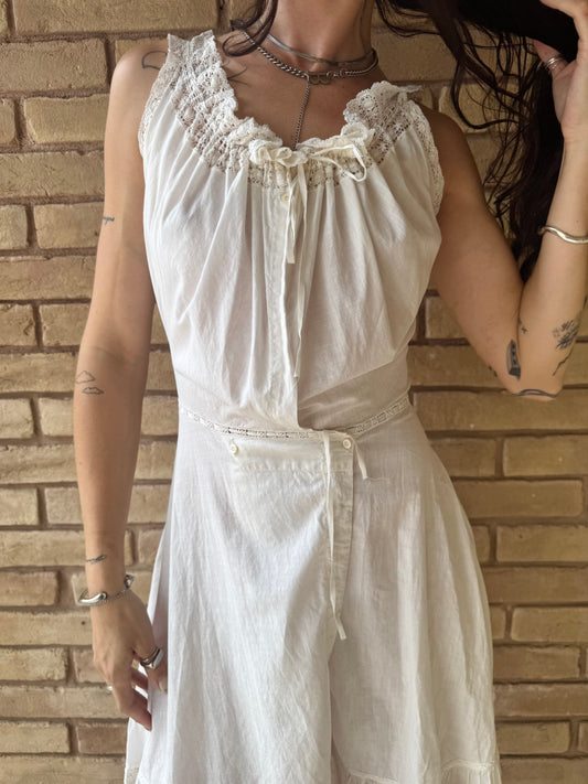 Edwardian chemise step in | S
