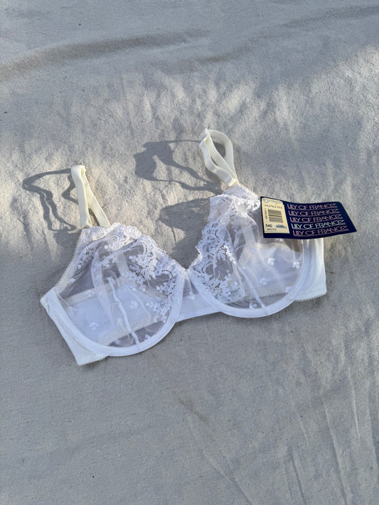 Lily of France vintage lace bra