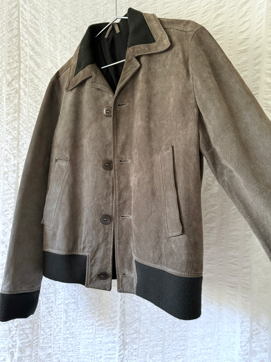 fall 2003 margiela suede jacket