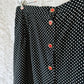 80s polka dot skirt