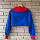 cropped blue sailor top