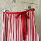 y2k striped skirt