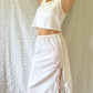 union made cotton-blend slip skirt