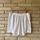 Pale pink sheer cotton shorts | XL