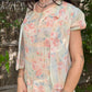 1920s cotton floral dress set | S