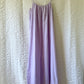 lilac cotton blend dress