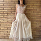1950s Beau Monde lace chiffon nightgown | S