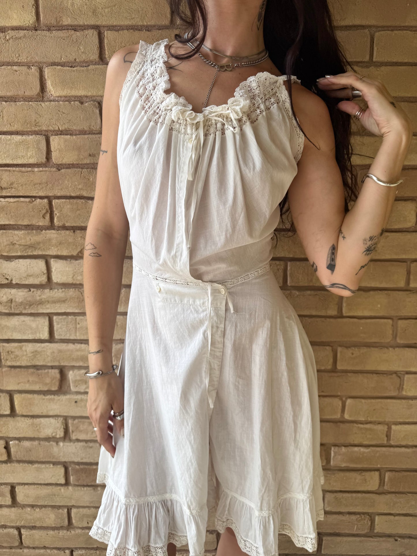 Edwardian chemise step in | S