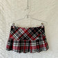 Burgundy Plaid Mini