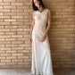 1930s Saks Fifth Avenue cream silk slip | S