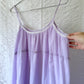 lilac cotton blend dress