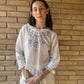 Edwardian embroidered shirtwaist blouse | S