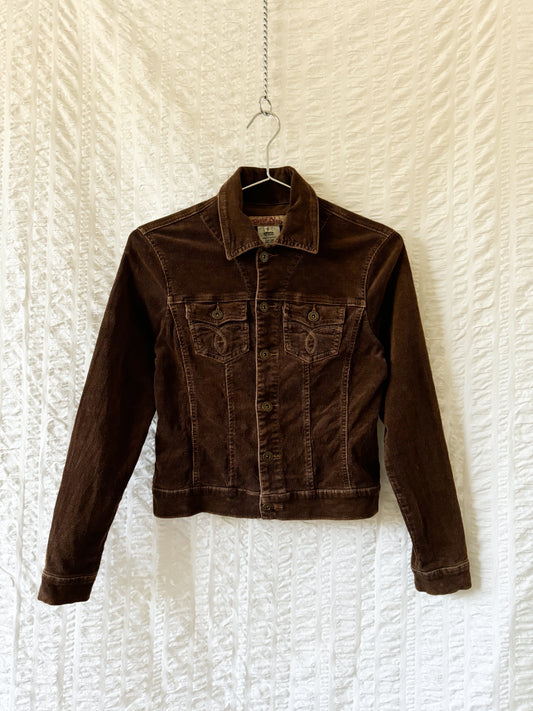 90s brown corduroy jacket