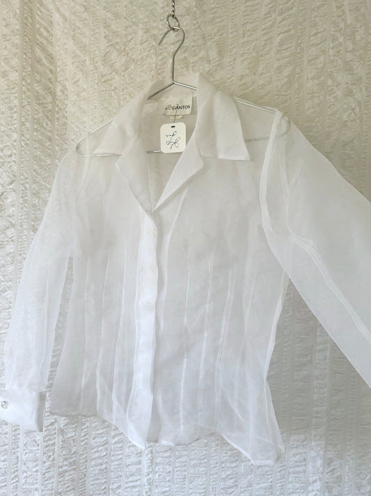 90s organza blouse