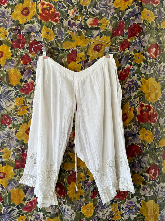 embroidered lace bloomers