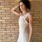 1930s Saks Fifth Avenue cream silk slip | S