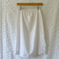 union made cotton-blend slip skirt