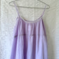 lilac cotton blend dress