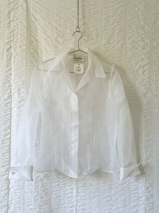 90s organza blouse