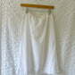 union made cotton-blend slip skirt