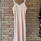 50s Barbizon blush lace slip