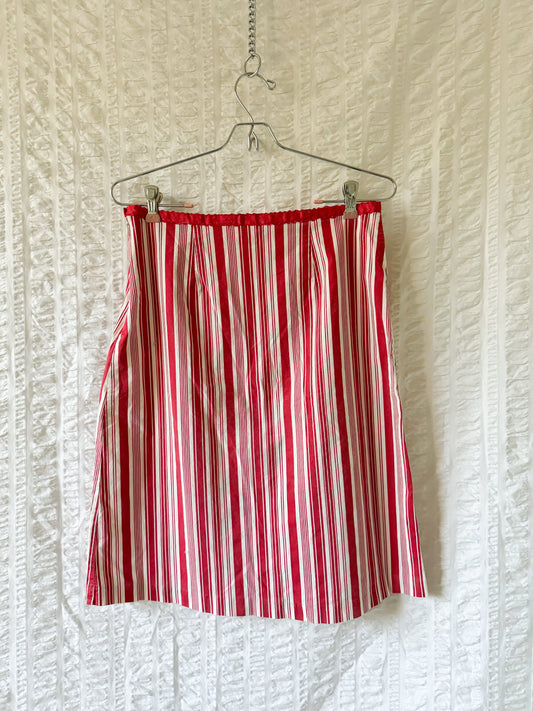 y2k striped skirt