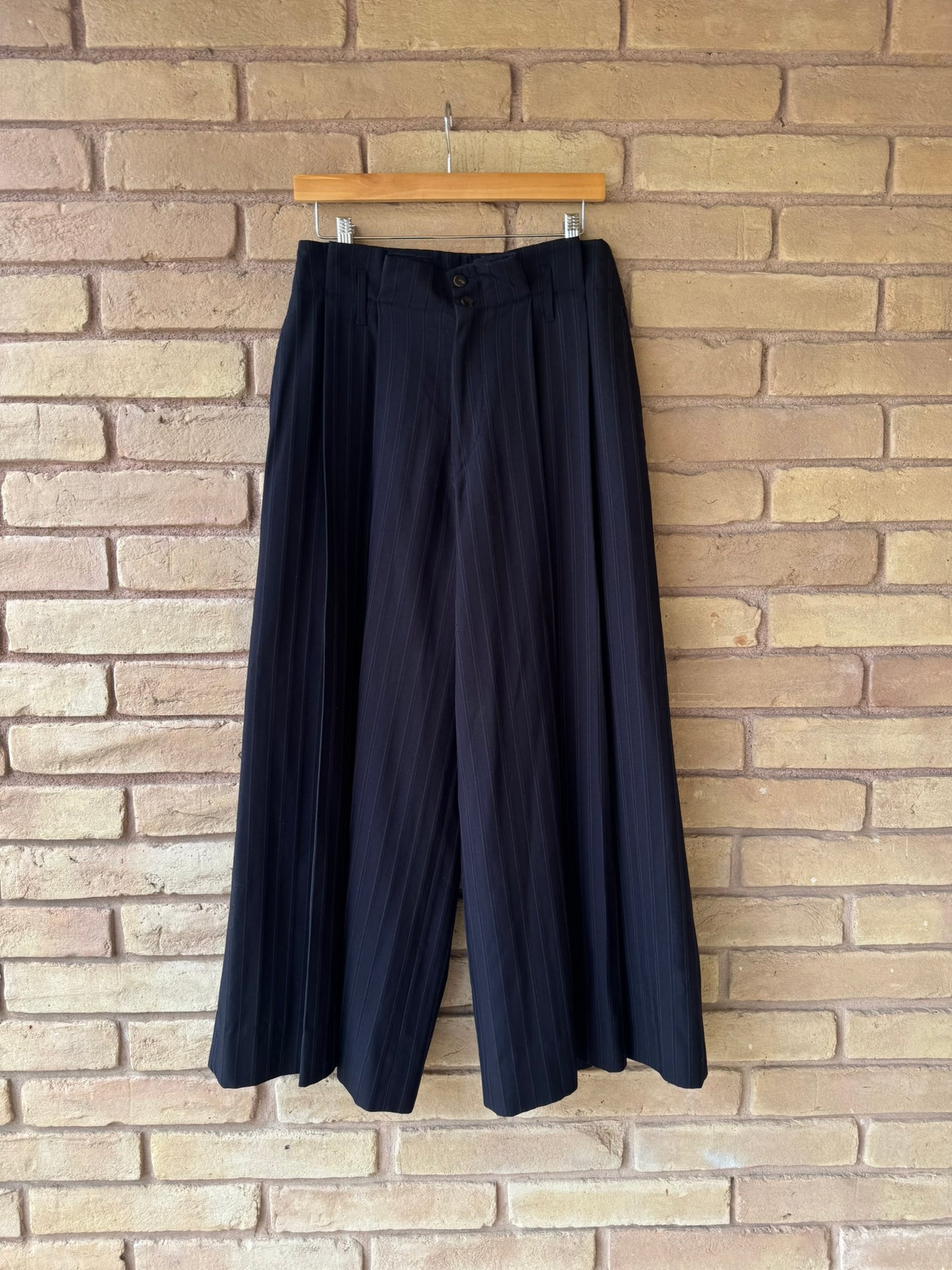 1980s Jean Paul Gaultier Homme pinstripe trousers