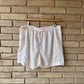 Pale pink sheer cotton shorts | XL
